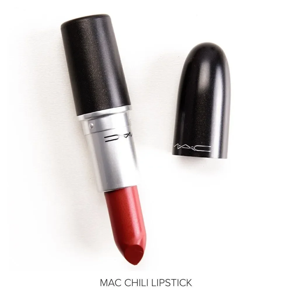 Mac New in the box full size lipstick chilli color Ipsy bag